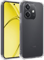 Hoesje - Geschikt voor OPPO A40 - Sterk & Shockproof - Siliconen Case - Back Cover - Telefoon Hoes Shock Proof - Telefoonhoesjes - Transparant