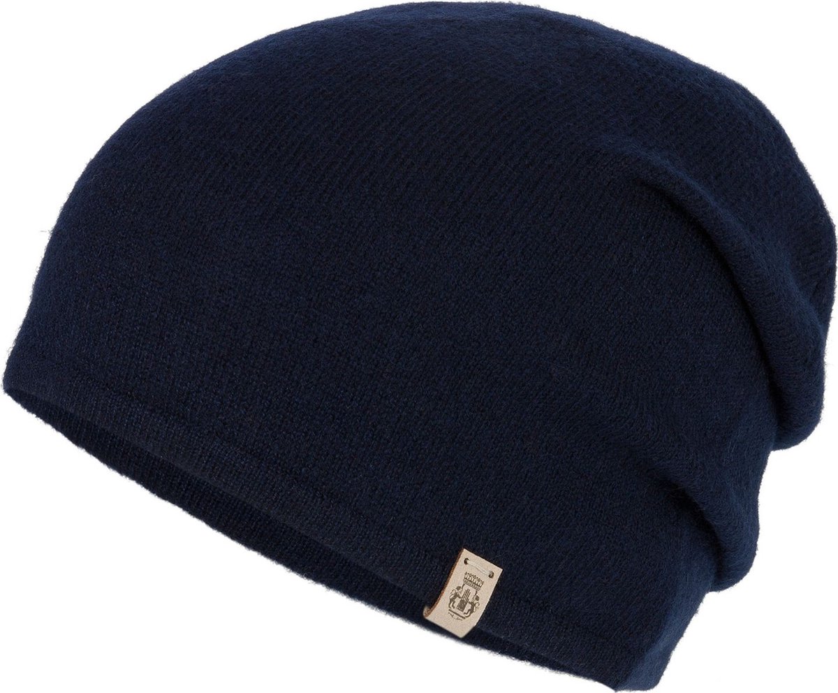 ROECKL Dop Business Cashmere Beanie Navy Donkerblauw