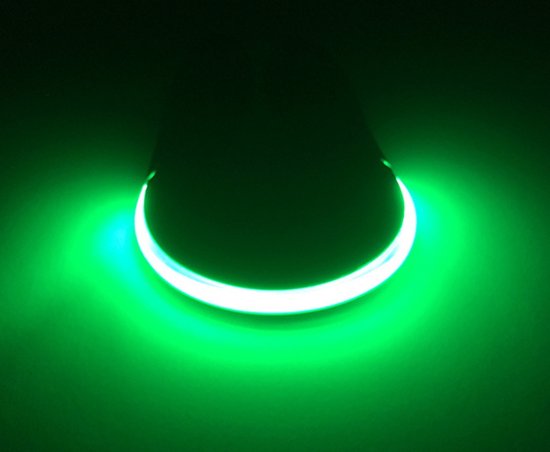 Tunturi LED Veiligheids Schoenclip - Hardloopschoenen LED verlichting - Groen