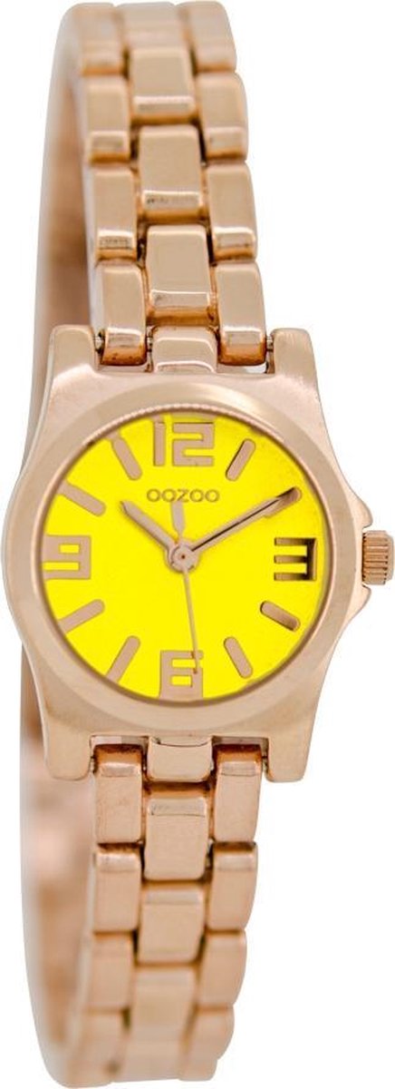 Rosé goudkleurige OOZOO horloge met rosé goudkleurige roestvrijstalen armband - C5790