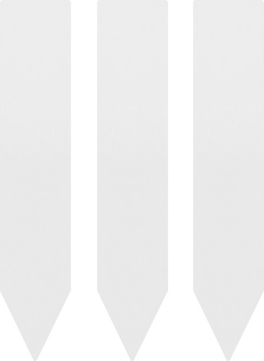 CombiCraft steeketiketten van PVC 20 x 100 mm wit - 100 stuks