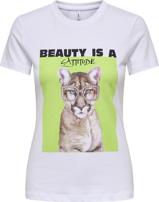 T-shirt Only Vibe Life pour femme - Taille XS