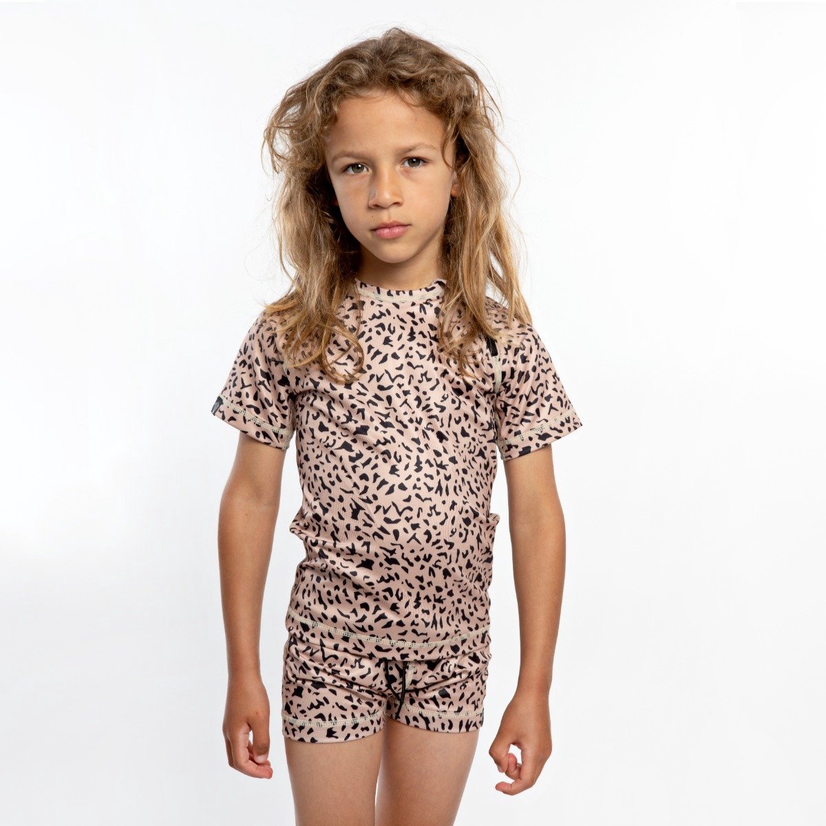 Beach & Bandits - UV - zwemshirt voor kinderen - Dessert Shark - Beige - maat 92 - 98cm — afbeelding 2
