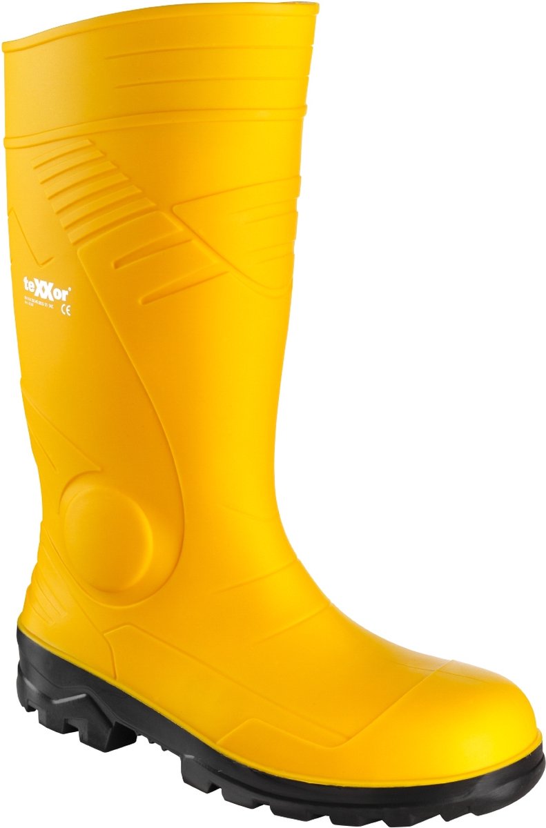 teXXor Gummistiefel S5-PVC-Sicherheitsstiefel Gelb-43