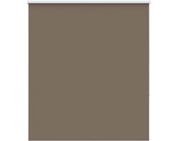 vidaXL - Rolgordijn - verduisterend - koffie - 135x175 - cm - stofbreedte - 131,6 - cm
