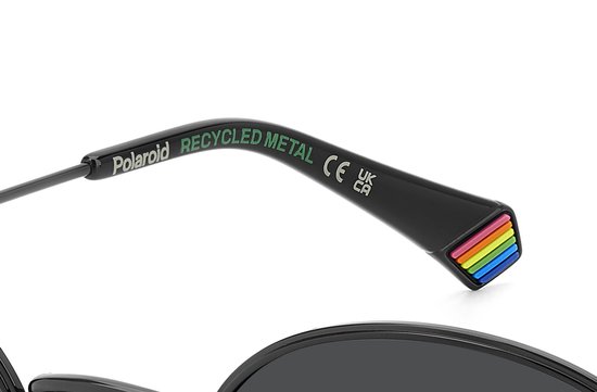 Polaroid Pld6228sx5380 53/21/145 Gepolariseerde Zonnebril Zwart Grey/CAT3 van Polaroid — afbeelding 4
