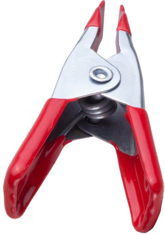 Mini zeilklem/zeilclip - 14x - 5 cm - kunststof/staal - Dekzeil klemmen - Camping/outdoor klemmen - Klussen van MINI — afbeelding 3