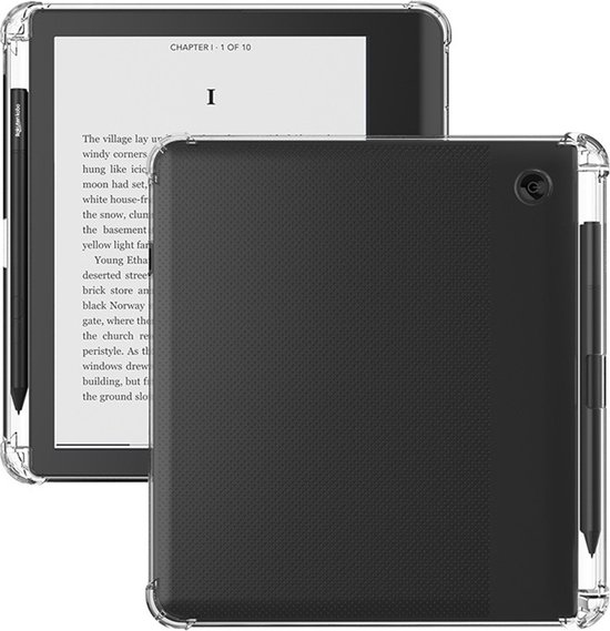 Lunso Geschikt voor Kobo Sage hoes (8 inch) - TPU Backcover - Transparant van Lunso — afbeelding 3