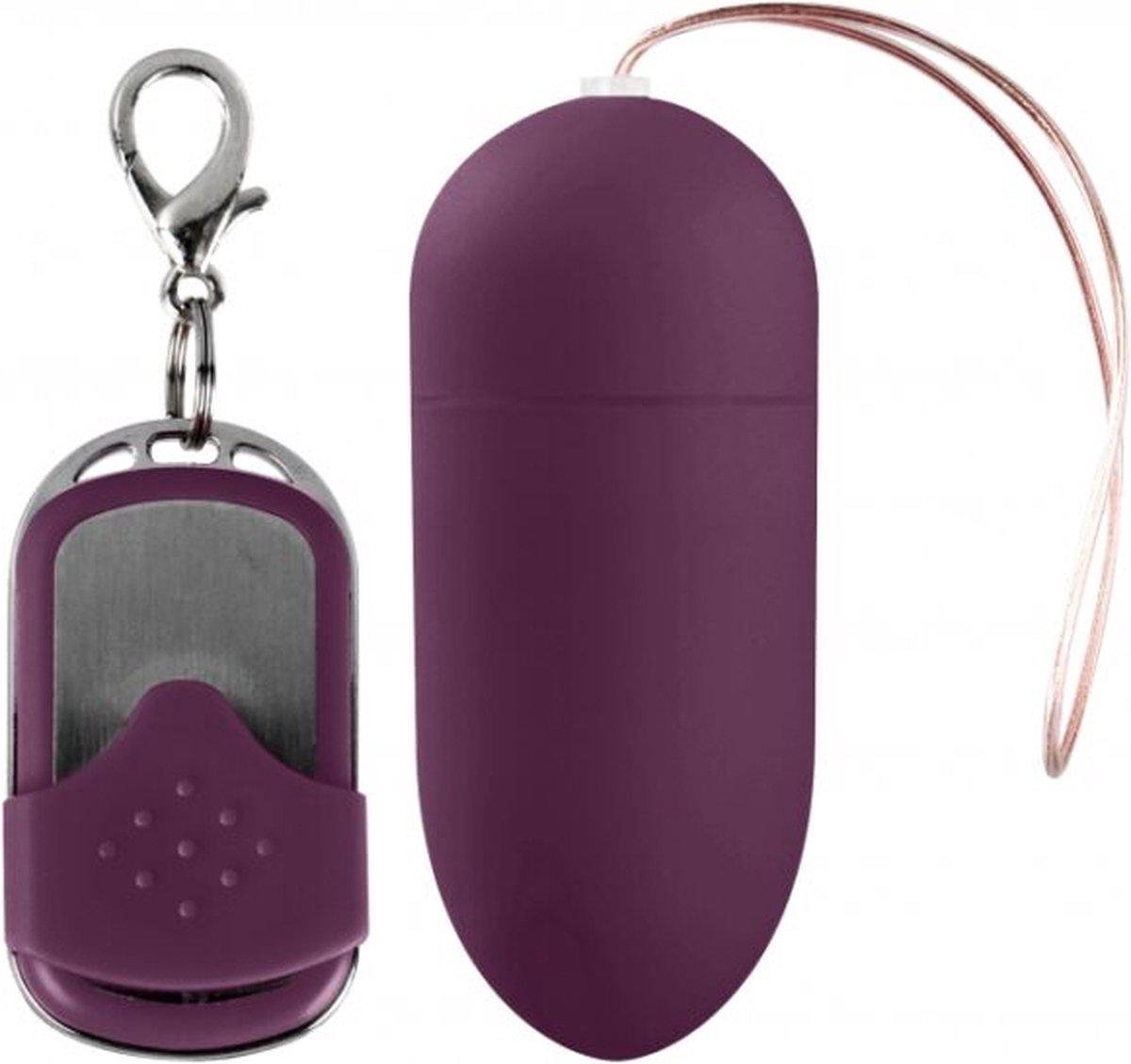 Shots Toys Vibrerend Ei met Afstandsbediening 10-Speed -Inclusief Batterijen - Paars