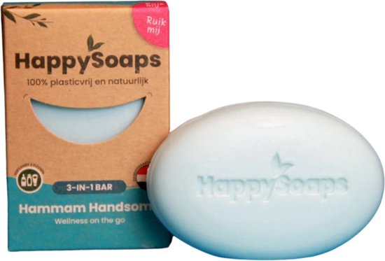 HappySoaps 3-in-1 Hair, Body & Face Bar