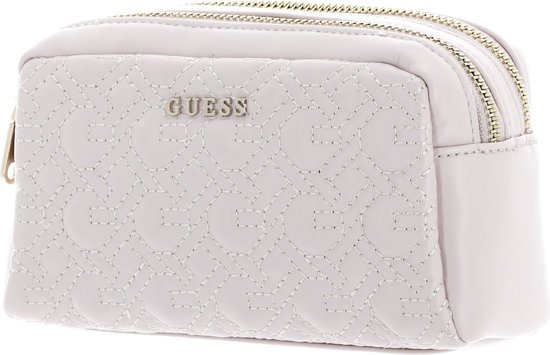 GUESS Trousse de maquillage Double Zip Case Light Pink Rose