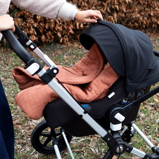 BEMINI Voetenzak - Biside 0-12m - Tussenseizoen comfort - Brick van Bemini — afbeelding 3