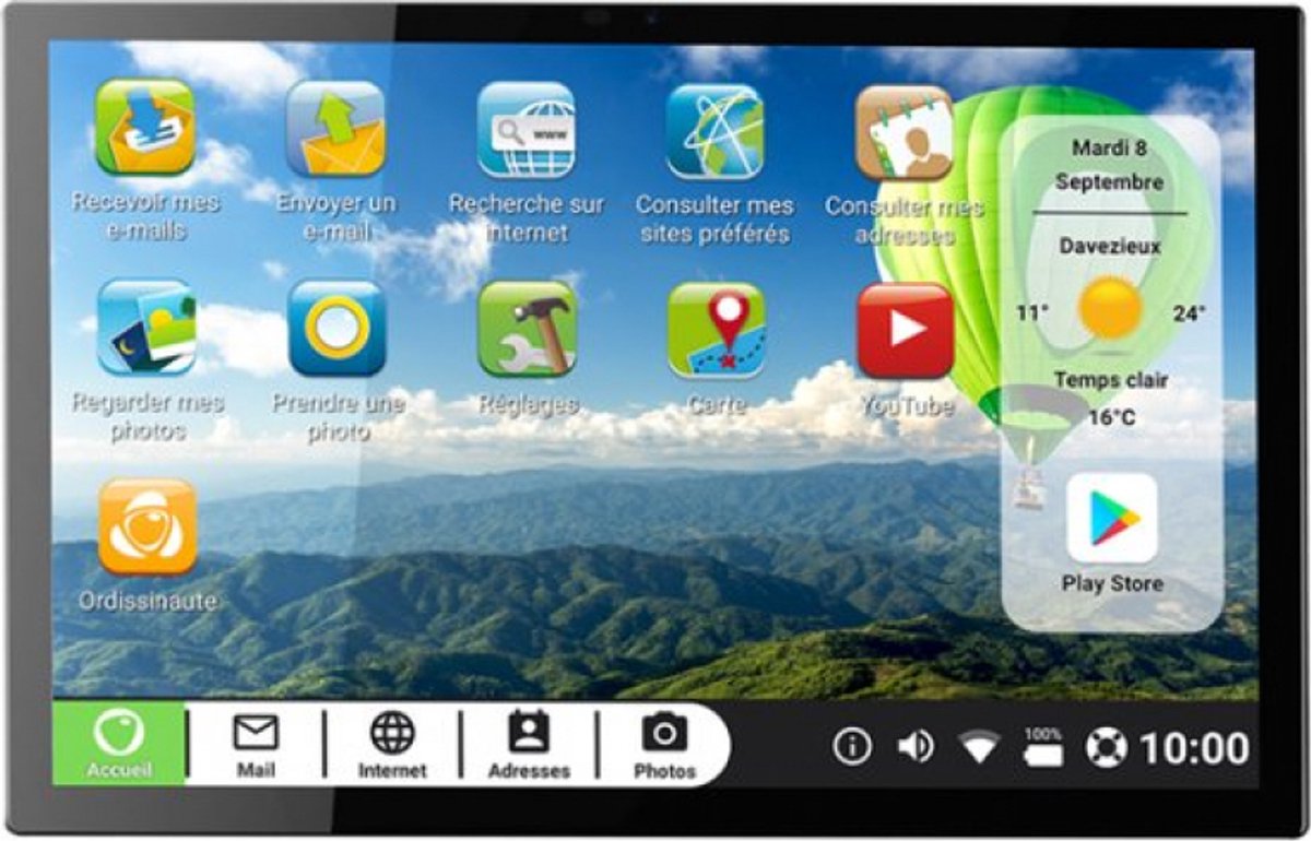 Tablet Ordissimo SC9863A 101" Octa Core 4 GB RAM 64 GB Zwart
