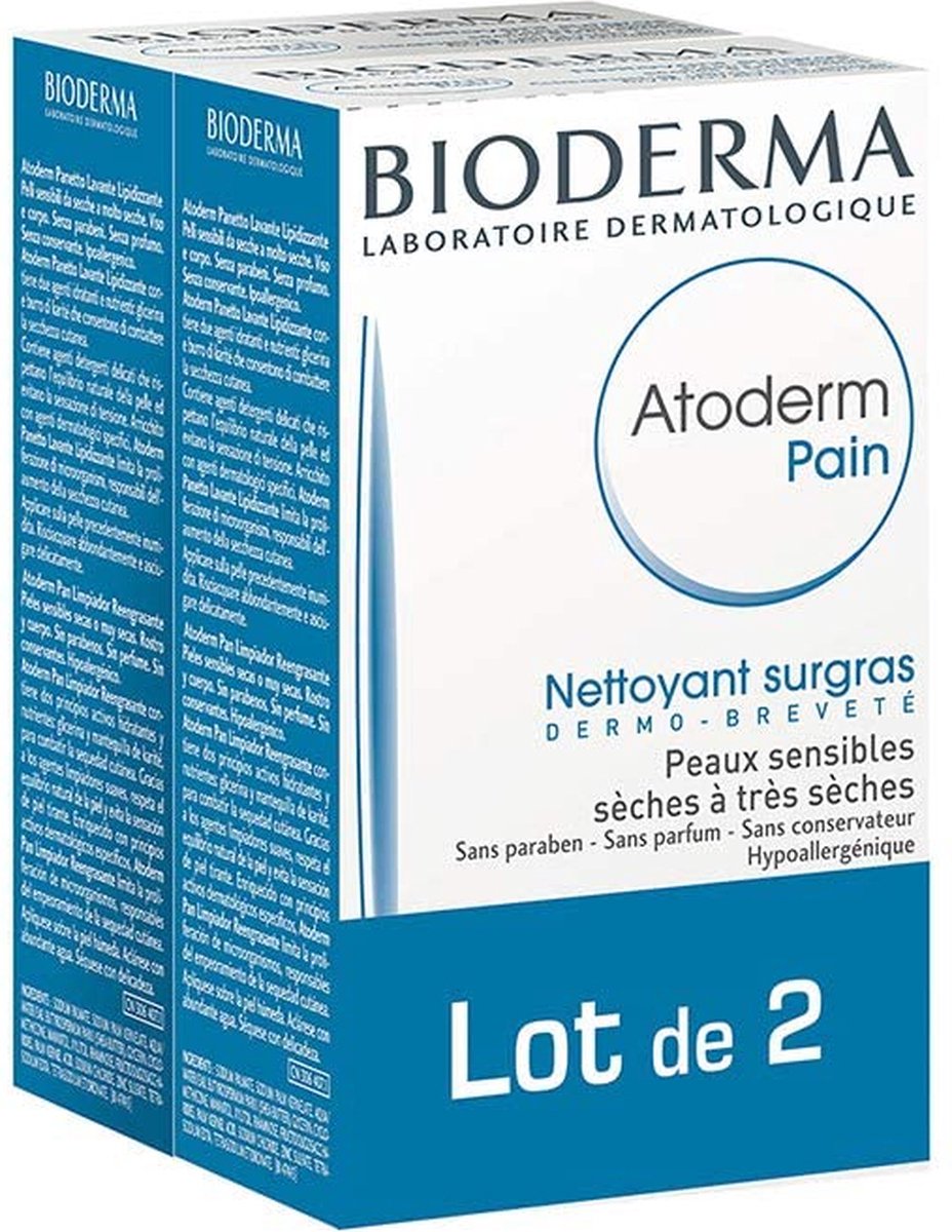 Goedkoopste Atoderm Intensive Pain Cleansing Ultra-rich Soap 2 X 150 G By Bioderma 150 G