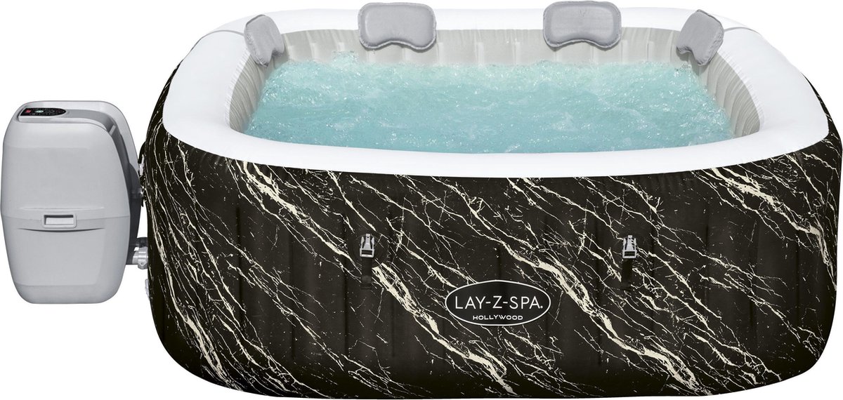 Lay-Z Spa Hollywood Airjet opblaasbare spa Vierkant 6 persoons