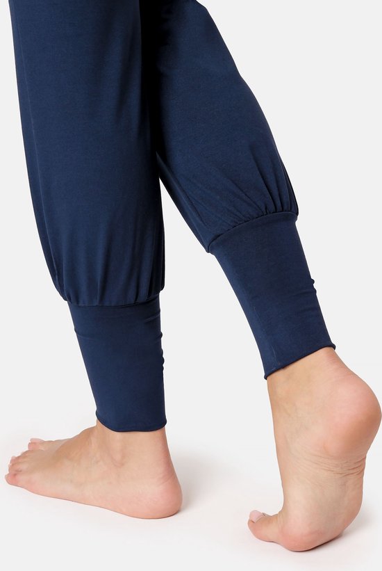 Bellivalini Dames Yogabroek - Sport - Vrijetijdsbroek - Lang - Viscose - Sportbroek - BLV-BLV50-275-YPS - Donkerblauw - XL van Bellivalini — afbeelding 5