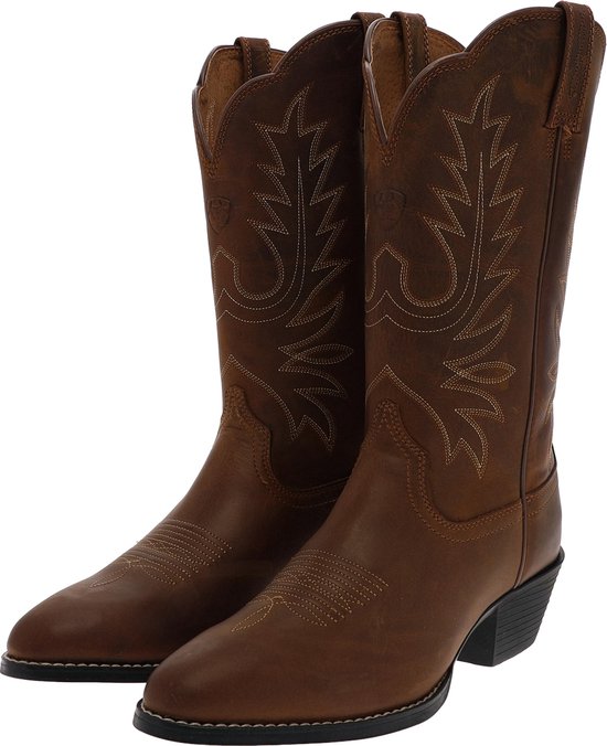 Ariat HERITAGE WESTERN R TOE dames western laarzen bruin - 38.5 (5.5 UK)