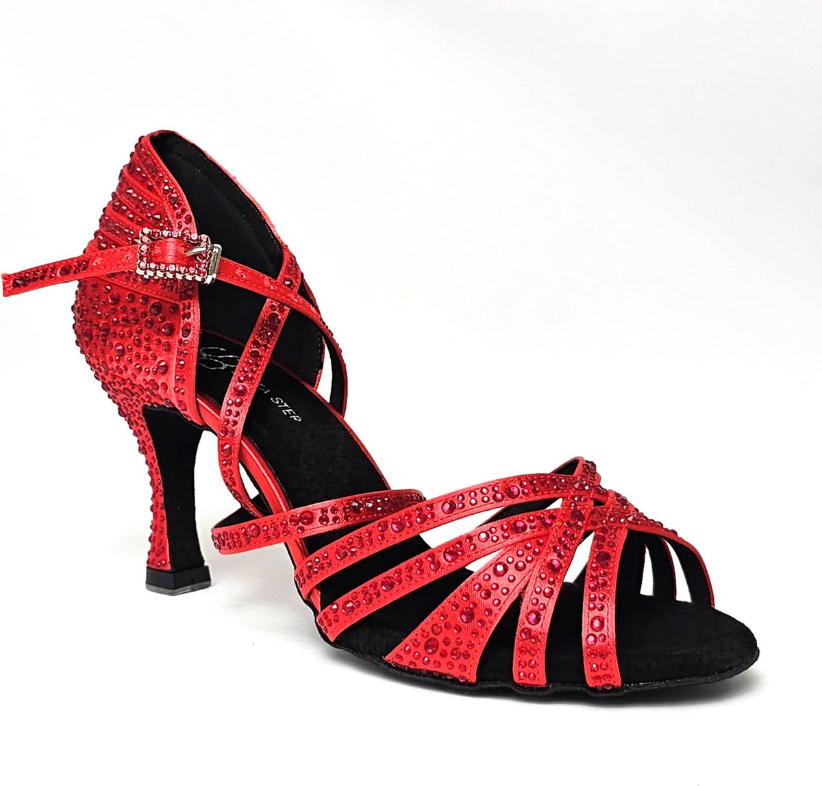 Red showgirl, heel 7.5cm - 37