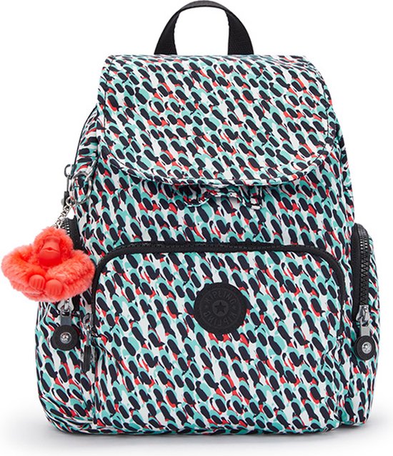 Kipling Backpack Pattern Kipling City Zip Mini Backpack Abstract Print | bol