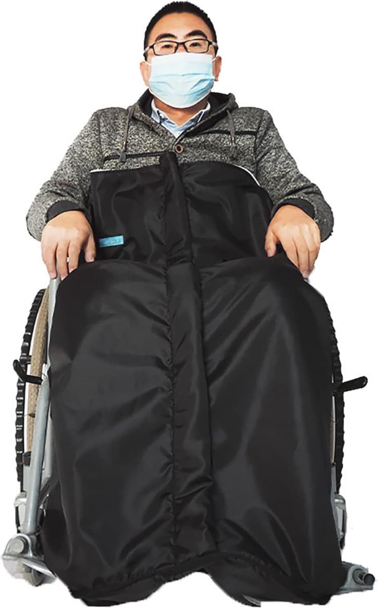 Waterdichte fleece rolstoeldeken - Cosy schootdeken voor volwassenen en ouderen, ideaal voor buiten en reizen