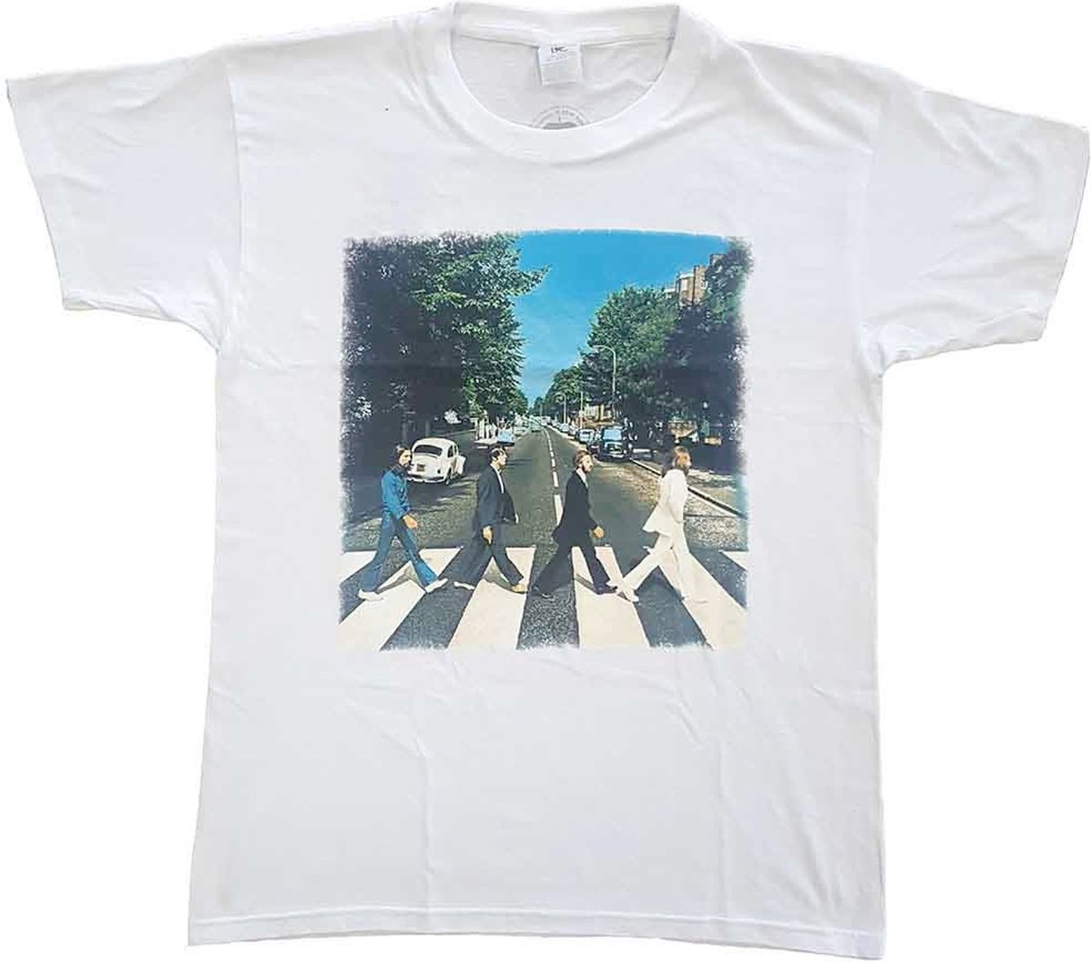 The Beatles - Abbey Road Heren Tshirt - XXL - Wit