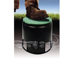 Heitronic 21035 Vloerinbouwdoos Zwart, Groen