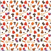 Affiche Sinterklaas - Sinterklaas - Candy - 100x100 cm XXL - Sinterklaas Décoration - Sinterklaas Decoration - Sinterklaas Décoration Wood Frame