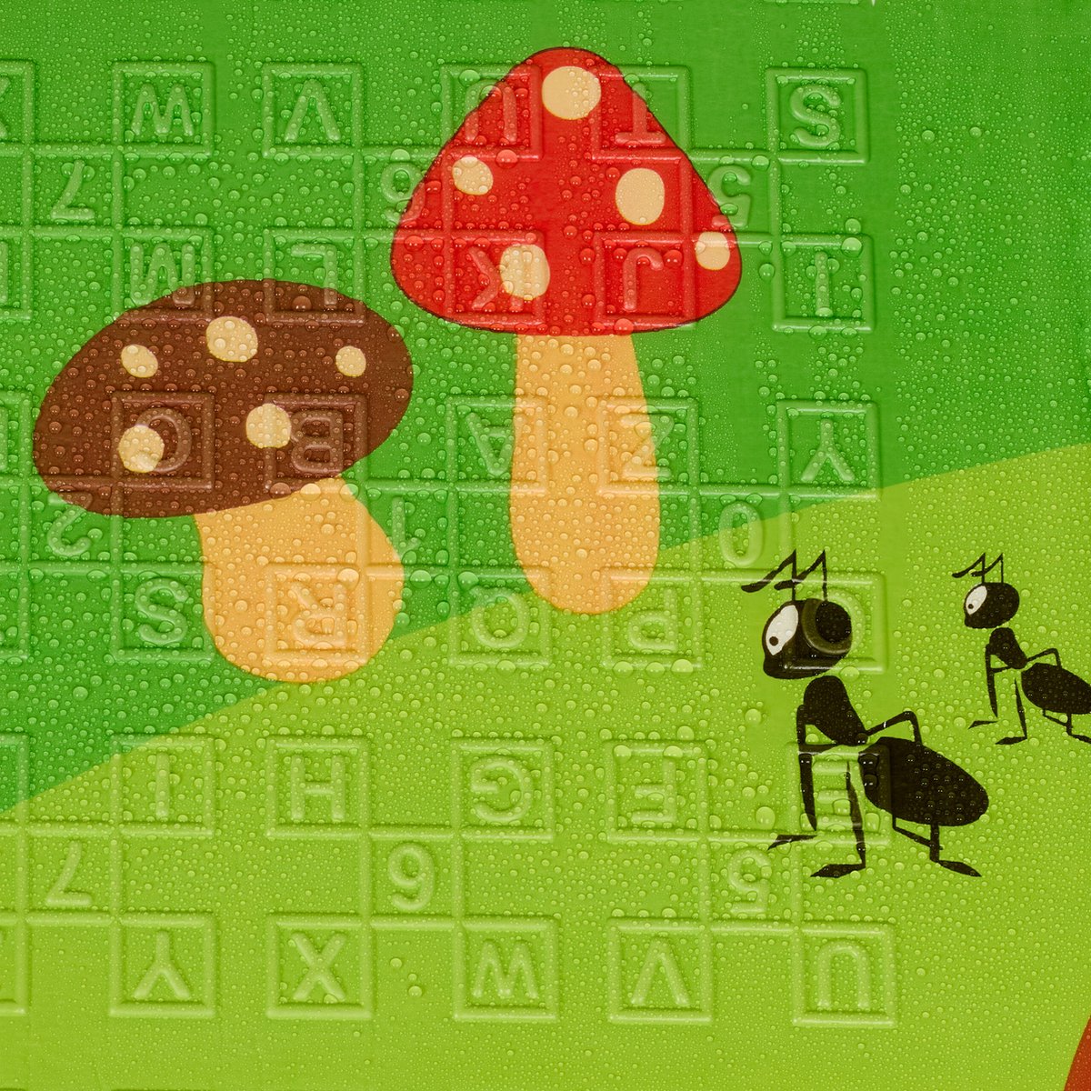 Speelmat - 200x180 cm - opvouwbaar - dieren - met tas - afwasbaar – foto 5