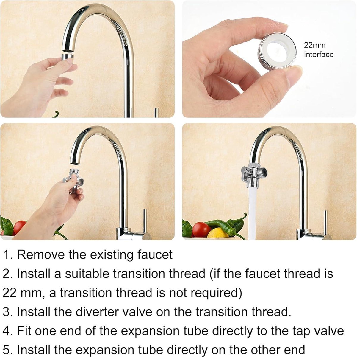 Schakelaar Kraan Adapter Aanrecht Splitter Waterafscheider Omschakelklep Water Tap Connector voor Wc Bidet Douche Keuken, H