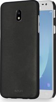 Azuri metallic cover met soft touch coating - zwart - Samsung Galaxy J3 2017