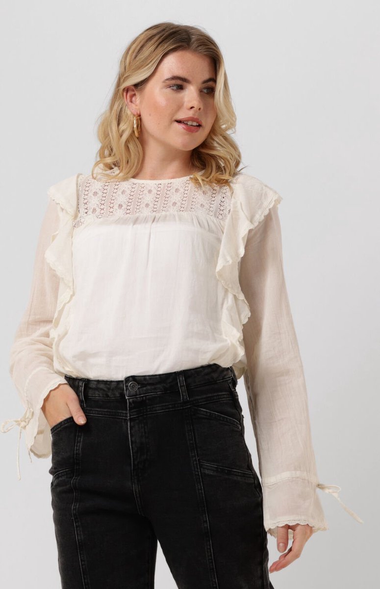 Circle Of Trust Emily Blouse Dames - Jurken - Wit - Maat S