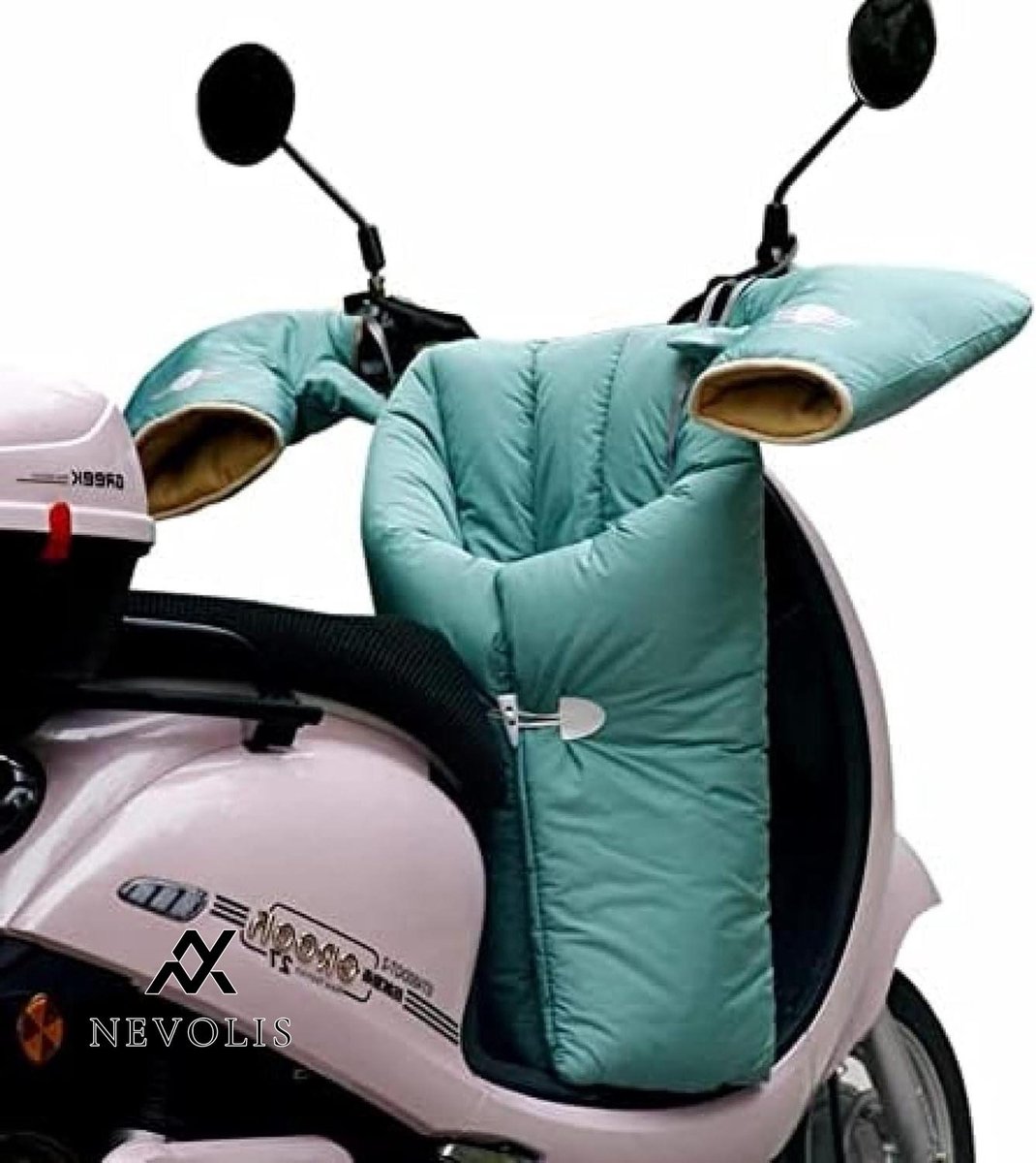 Nevolis Leg Warm Cover Windproof Apron Protector Universal Thick Cold Weather Windshield For Motorcycle Blue Concord 12 .