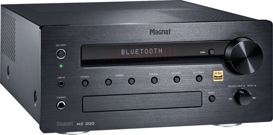 Magnat MC200 | Compacte high-end stereo NETWERK/CD/DAB/FM receiver | Bluetooth | 2 x 35 watt