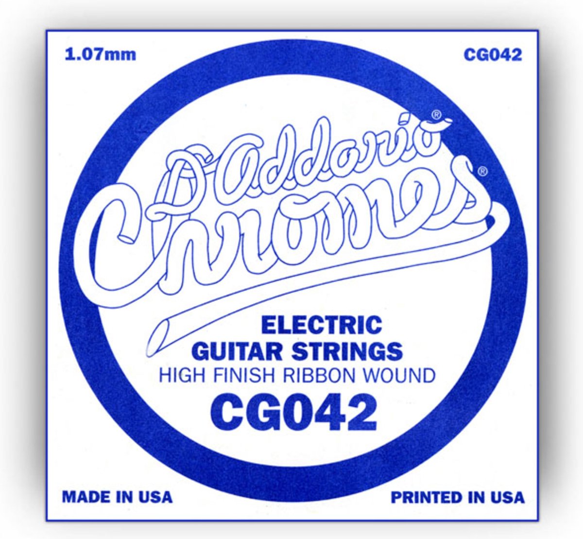 D'Addario CG042 Flat wound enkele snaar - Enkele snaar voor gitaar