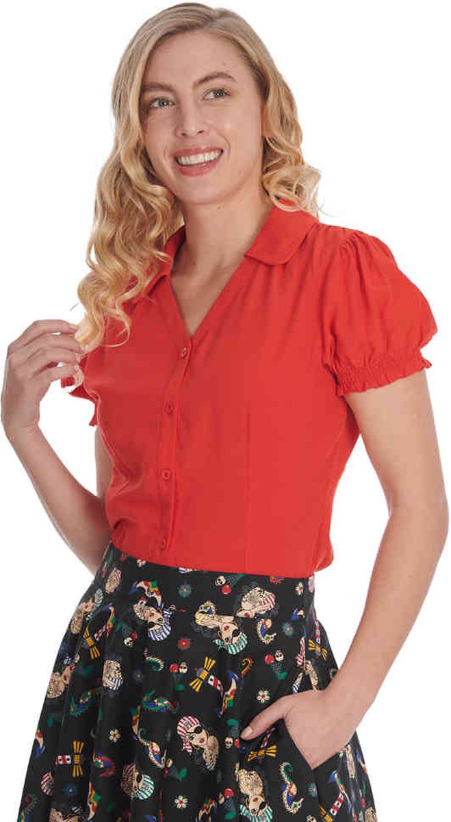 Banned - Jane Blouse - L - Rood