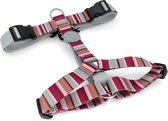 Morso Harnais pour chien H-Harness Recyclé Skyline Rouge / Rose