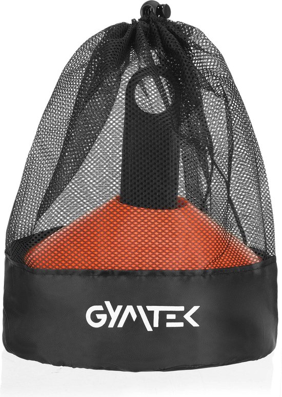Set De 50 Cônes De Marquage Gipfelsport – Avec Support Et Sac, 19 Cm, Plastique Flexible – Pour Foot, Hand, Athlétisme