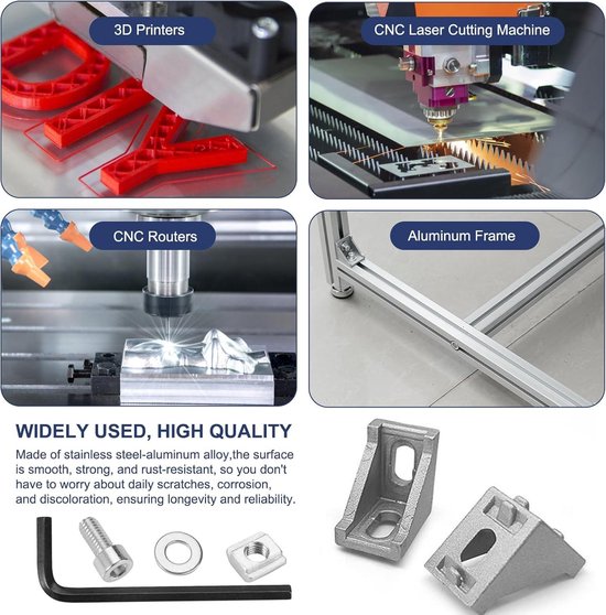Industriële Aluminium Profiel 4040 Nationale Stand... – Vicedeal