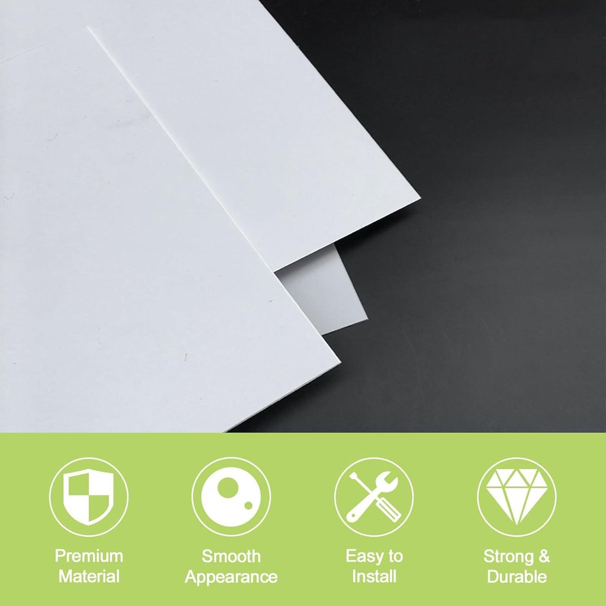 Grafix Lot De 25 Feuilles Cartonnées Blanches, 30,5 X 30,5 Cm, Naturel