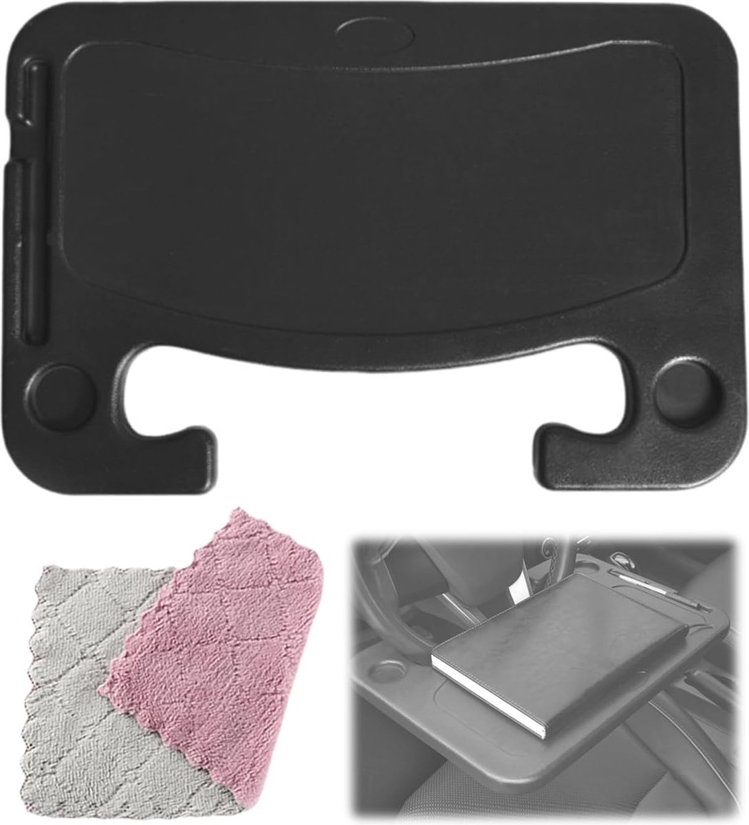 Inovra ® Handige Autostuur Tafelblad en Draagbare Eettafel voor Onderweg