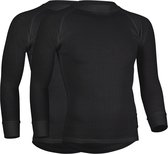 Avento Thermoshirt - Lange Mouw - Heren - 2-Pack - Zwart - Maat M