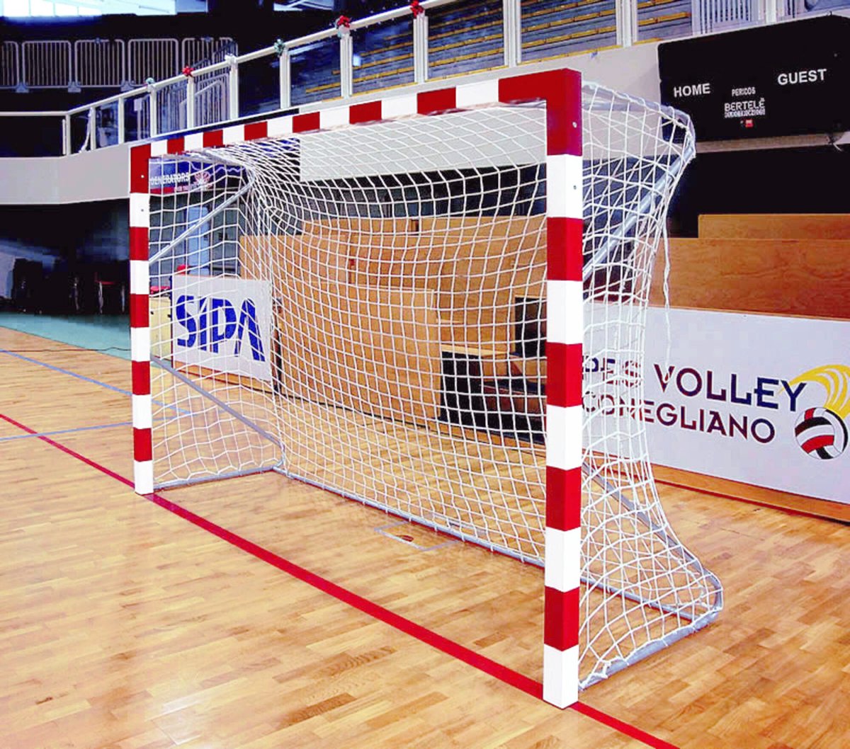 Concurrerend aluminium mobiel handbaldoel