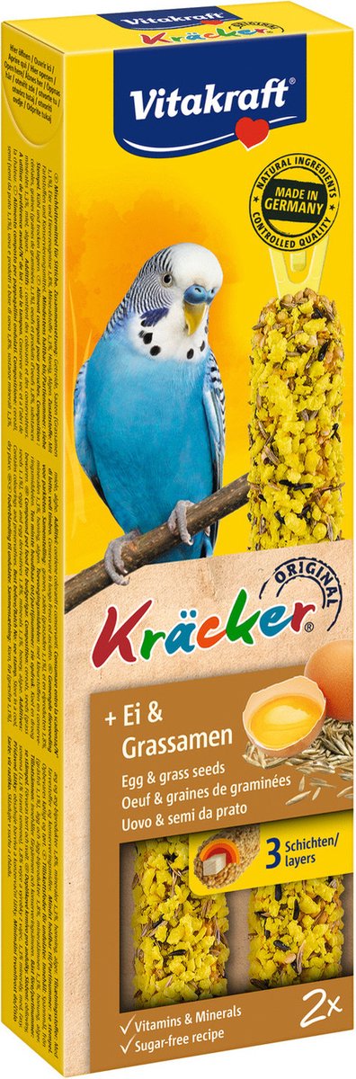Vitakraft Parkietkracker 2 in 1 Ei - Vogelsnack