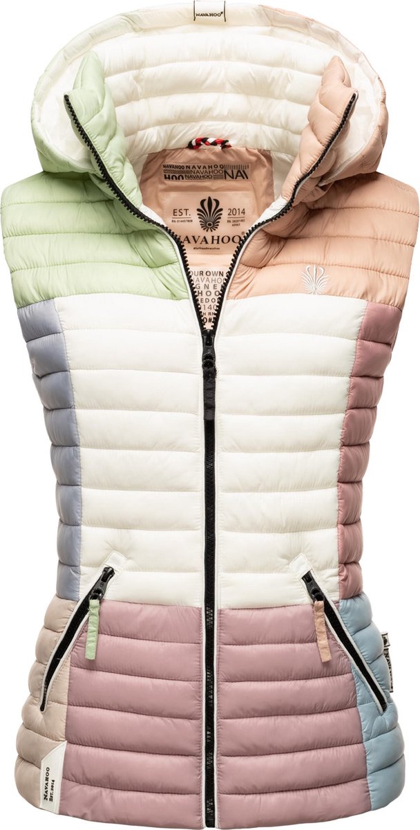 Navahoo Dames gewatteerd vest Shadaa Multikulti