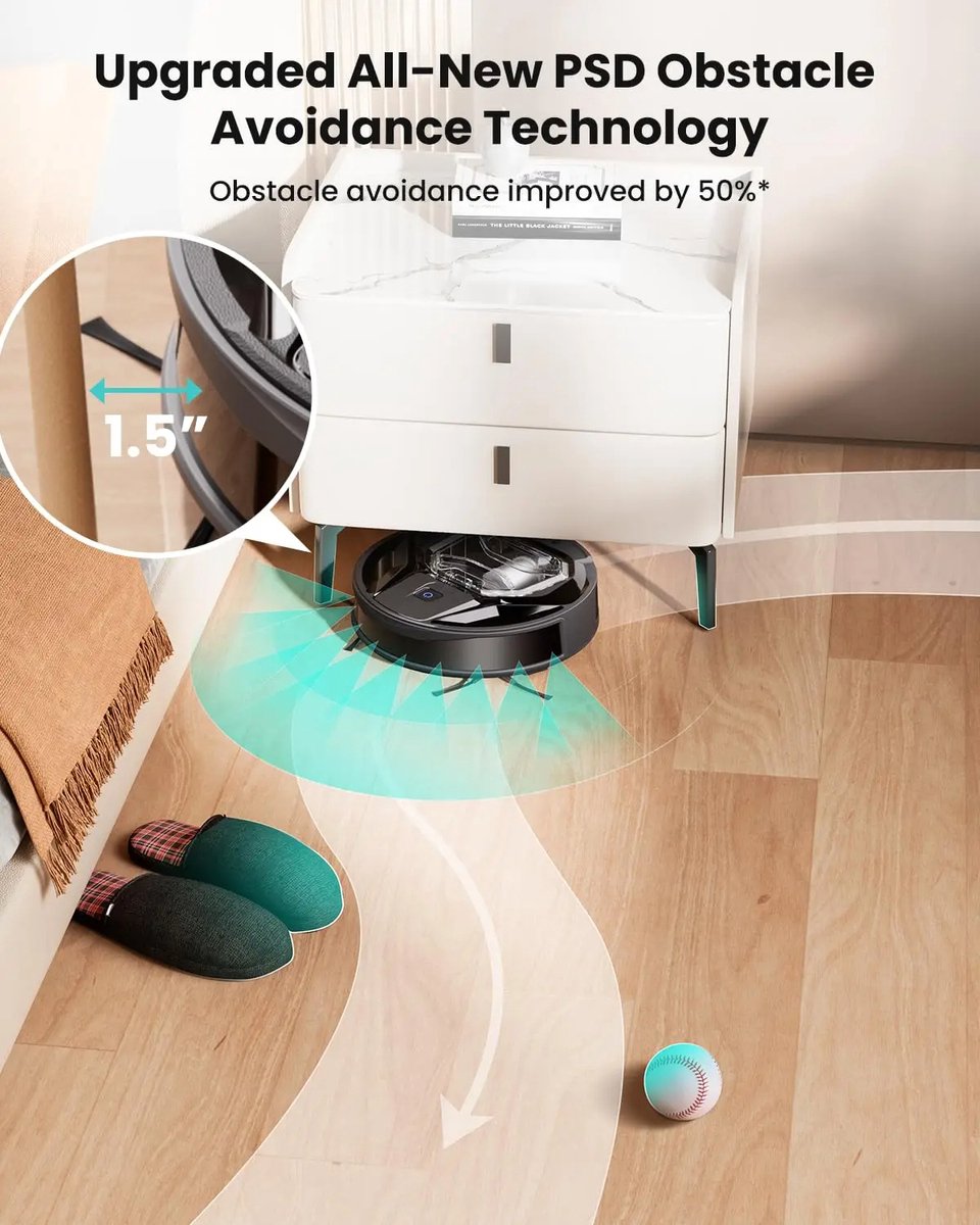 Comnox Lefant M320 Robotstofzuiger met Dweilfunctie - afbeelding 3