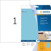 Herma printeretiketten Labels blue 210x297 SuperPrint 25 pcs.