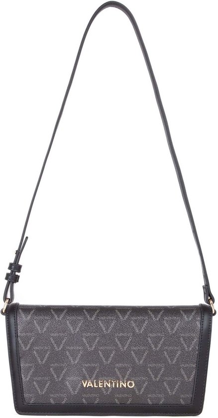 Valentino Borsa A Tracolla Conscious Re In Pelle Sintetica Nera, Dimensioni 21x10x8 Cm, Design Semplice E Chic, Taglia Unica Donna