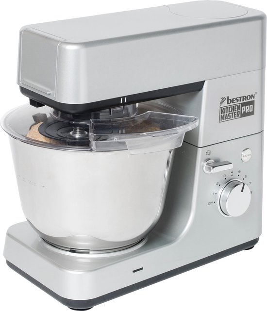 Bestron AKM1600S - Keukenmachine PRO RVS kom 1600W van Bestron — afbeelding 3