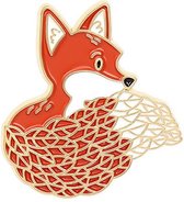 Pin Broche - enamel pin - kledingspeld - Vos