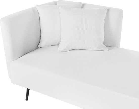 RIOM - Méridienne - Wit - Côté gauche - Tissu